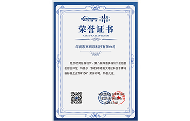 粤港澳大湾区科创专精特新标杆企业 TOP100